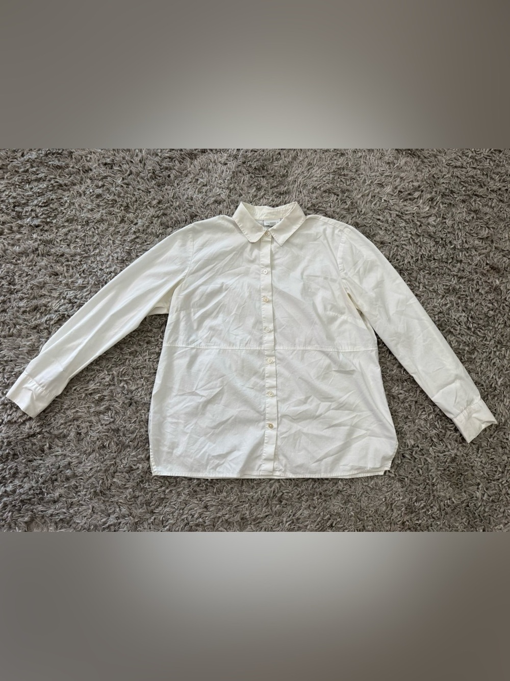 J JILL SMALL ✨ white shirt collection long sleeve button down VGUC
